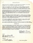 Resolution by Tribal Council of Three Affiliated Tribes of Fort Berthold, North Dakota Regarding O' Mahoney Amendment, January 10, 1946
