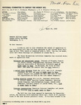 Letter from Jerry J. O'Connell to Senator Langer Regarding the Mundt-Nixon Bill, April 27, 1950