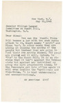 Letter From An American 100% to Senator Langer Regarding the Mundt-Nixon Bill, May 30, 1948