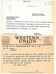 Telegram from Ben Reifel to Senator Langer Regarding Lieu Lands, December 7, 1946