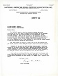 Letter from Floyd Montclair to Senator Langer and William Brophy Regarding Per Capita Payments to Fort Berthold Indians, August 27, 1946