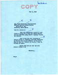 Letter from Senator Langer to Floyd Montclair to Regarding the Abusive Language of Superintendent Quin, May 11, 1949