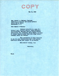 Letter from Senator Langer to Senator O’Mahoney Regarding Floyd Montclair's Claim of Abusive Language by Superintendent Quin, May 11, 1949