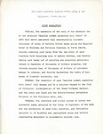 Joint Resolution from the Williston Township Farmer's Union Regarding Garrison Reservoir Pool Level, October 14, 1945