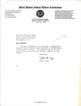 Letter from John Hart to Senator Langer Regarding a Speech Regarding the Rehabilitation of Indians, May 11, 1950