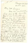 Letter from A.F. McMaster to Senator Langer Regarding Lieu Lands Questions, April 3, 1947