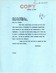 Letter from Senator Langer to Gierke Regarding Fort Berthold Reservation, January 6, 1948