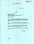 Letter from Senator Langer to John Hart Regarding a Speech Regarding the Rehabilitation of Indians, May 18, 1950