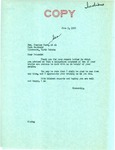 Letter from Senator Langer to Charles Burr Regarding Request for Meeting, June 5, 1950