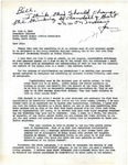Letter from Joseph Wicks to Senator Langer Regarding John Hart's Speech Regarding the Rehabilitation of Indians, May 17, 1950