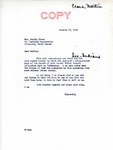 Letter from Senator Langer to Martin Cross Regarding Report that Cross Sent from the Three Affiliated Tribes Tribal Council, January 27, 1949