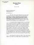 Letter from J. Edward Williams to Senator Langer Regarding Civil Case No. 2386, July 22, 1953