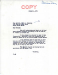 Letter from Senator Langer to Edwin and Beatrice Zimmerman Regarding the Naming of the Garrison Dam, October 2, 1951