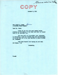 Letter from Senator Langer to Ralph Shane Regarding the Naming of the Garrison Dam, October 9, 1951