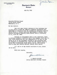 Letter from J. Edward Williams to Senator Langer Regarding Civil Case No. 2386, July 29, 1953