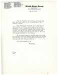 Letter from Senator Langer to Unspecified Recipient Regarding Garrison Dam, May 21, 1946