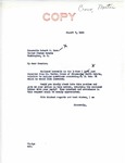 Letter from Senator Langer to Robert Kerr Regarding a Letter from Martin Cross Concerning House Joint Resolution 33, August 3, 1949