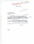 Letter from Senator Langer to Martin Cross Regarding House Resolution 8411 and Senate Bill 3587, August 29, 1950
