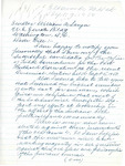 Letter from Martin Cross to Senator Langer Informing Langer that Cross is a Candidate for Tribal Chairman for the Three Affiliated Tribes, September 9, 1950