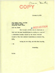 Letter from Senator Langer to Martin Cross Thanking Cross for Sending a Copy of the Resolution Recently Passed by the Tribal Business Council, February 6, 1951