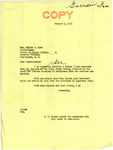 Letter from Senator Langer to Dillon Myer Forwarding Guy Fox’s Letter Concerning Settlement Funds Received by Indians for the Garrison Dam Project, January 2, 1952