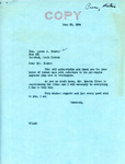 Letter from Senator Langer to Anson Baker Regarding Per-Capita Payment Plan, May 25, 1954