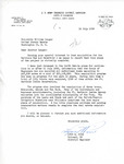 Letter from Colonel Lynn W Pine to Senator Langer Regarding Land Acquisition, July 16, 1958
