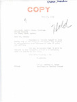 Letter from Dorothy Gwinn on Behalf of Senator Langer to Martin Cross Acknowledging Receipt of Cross's June 27 Telegram, June 29, 1955
