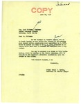Letter from Irene Martin on Behalf of Senator Langer to Carl Whitman Regarding His Opposition to H.R. 5372, June 22, 1950