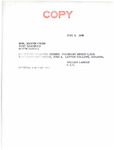 Telegram from Senator Langer to Martin Cross Informing that US Senate Bill 2151 was Signed into Law, June 5, 1956
