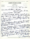 Letter from Joseph Wicks to Senator Langer Regarding Standing Rock Reservation, April 3, 1950