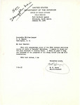 Letter from William Beyer to Senator Langer Regarding the Stamp Program on the Fort Berthold Reservation, January 26, 1942