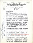 Letter from Martin Cross to Senator Langer Regarding Political Support and Opponents and Agency Hospital Affidavit, April 4, 1946