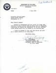 Letter from C.H. Chorpening to Senator Langer Regarding Reinterment of Ancestors on Fort Berthold Land due to the Construction of the Garrison Dam, June 7, 1951