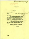 Letter from Senator Langer to Frank Fox Regarding Eviction from Property, January 3, 1950