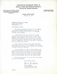 Letter from M.A. Kirkeide to Senator Langer Regarding Lack of Food and Clothing on the Fort Berthold Reservation, January 30, 1950