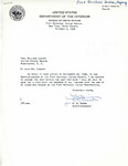Letter from Robert B. McKee to Senator Langer Regarding List of Residents, October 4, 1956