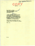 Letter from Senator Langer to Dwight J. Pinion Regarding Church Relocation Expenses, September 25, 1952