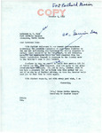 Letter from Irene Edwards for Senator Langer to the Reverend H. W. Case Regarding Church Relocation Expenses, October 6, 1952