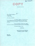 Letter from Irene Edwards for Senator Langer to Floyd Regarding Report from the Commissioner of the Bureau of Indian Affairs, December 31, 1953