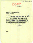 Letter from Senator Langer to R. W. Quinn Regarding Charles Black Bear Payment for Share of Land, March 2, 1953
