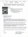 Letter from John Hamilton to Senator Langer Regarding a Radio Script Used for American Indian Day, September 24, 1945