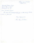 Letter from Marie D. Wells to Senator Langer Regarding Fort Berthold Hearing in US Court of Claims, March 1, 1954