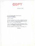 Letter from Senator Langer to Ben Reifel Regarding Request for Minority Report on MVA, November 9, 1946