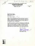 Letter from Walter Maddock to Senator Langer Regarding Loans for the Fort Berthold Reservation, January 28, 1947
