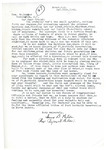 Letter from Anna Wilde to Senator Langer Regarding A Possible Alternative to the Garrison Dam, December 18, 1945