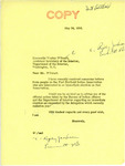 Letter from Senator Langer to Wesley D'Ewart Regarding Election Request, May 24, 1956