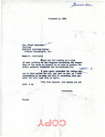 Letter from Senator Langer to Floyd Montclair Regarding Payment for Lands Inundated by Garrison Dam Project, December 9, 1953