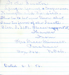 Letter from Grace Grinnell to Senator Langer Asking for Support of US Senate Bill 2151, February 1, 1956