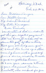 Letter from Irene Duckett to Senator Langer Regarding Per Capita Payments, February 29, 1956